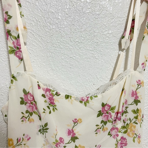 NWT Reformation Irisa Floral Trumpet Dress - Picture 8 of 13